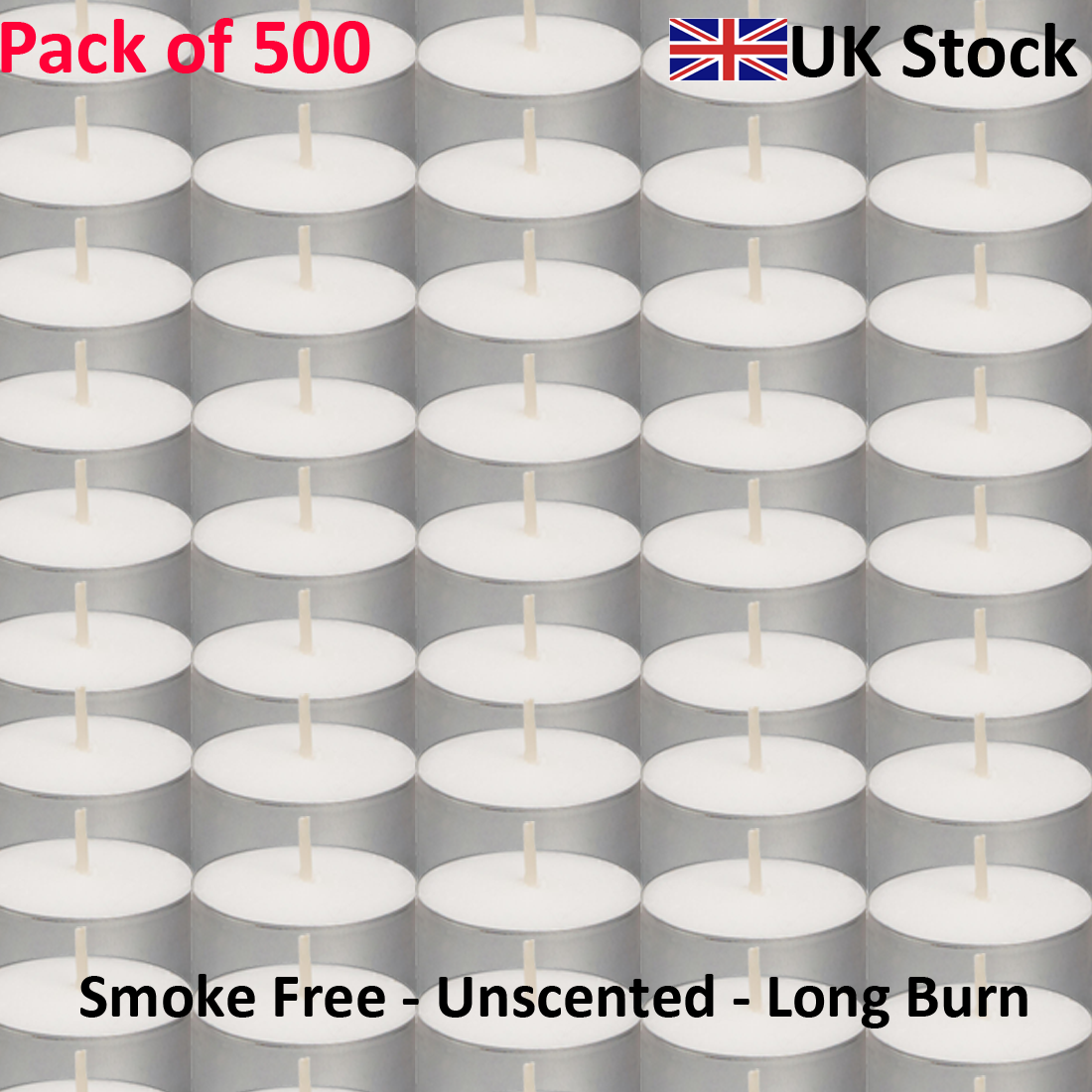 Tealights 8 Hour Tealight Candles Unscented Tealights 10, 20, 50, 100, 500 eBay