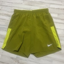 Nike Men's Challenger Dri-FIT 7'' Brief-Lined Running Shorts Green Moss Small S