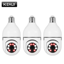 3X 360° 1080P IP E27 Light Bulb Camera wifi IR Night SmartHome Wireless Security