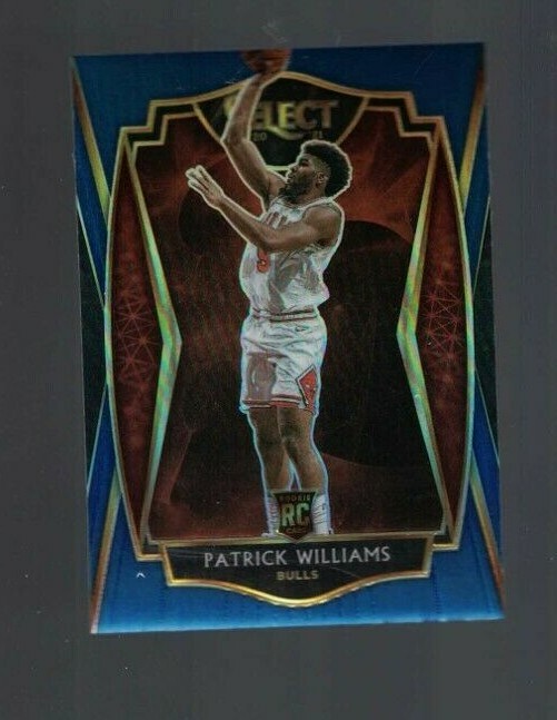 2020-21 Select Patrick Williams Premier Level Blue Prizm Silver  RC #185 (C)