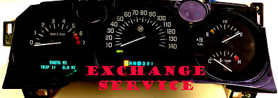 2000 2001 BUICK LESABRE INSTRUMENT CLUSTER ADVANCED EXCHANGE REBUILT