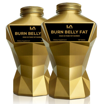 LA MUSCLE Burn Belly Fat  - Fast Action Natural Fat Burner for Men & Women