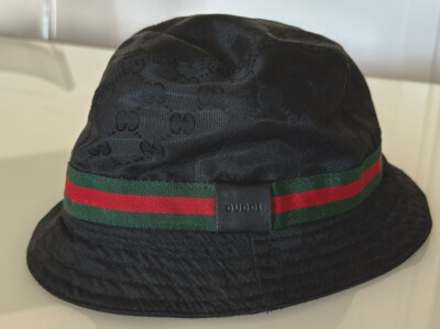 CAPPELLO CLOCHE GUCCI NERO PARI AL NUOVO TAGLIA M UOMO DONNA