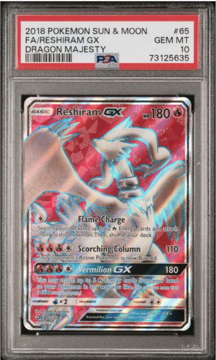 Reshiram GX RR 018/150 SM8b GX Ultra Shiny - Pokemon Card Japanese