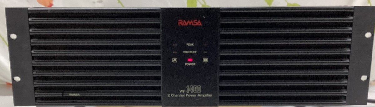 RAMSA 2 channel power アンプ WP-1400A Ramsa WP-1400 Two-Channel Power Amplifier (church owned