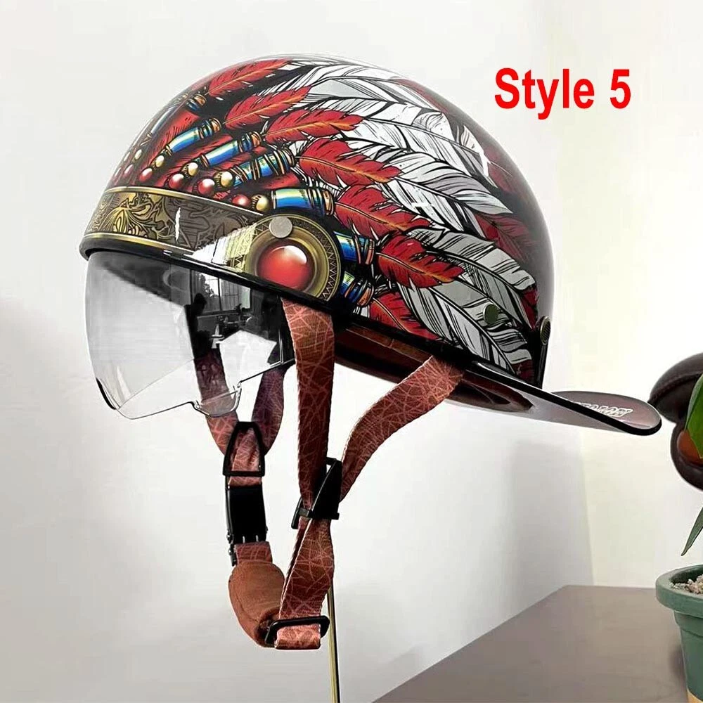 Motorcycle half sale helmets dot approved