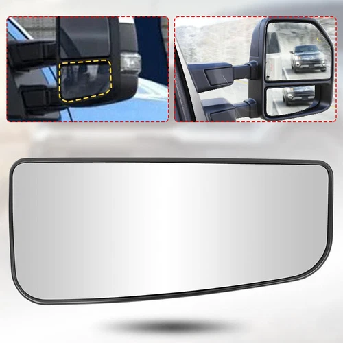 Passenger Side Mirror Glass Heated For 2017-2022 Ford F250 F350 F450 Super Duty