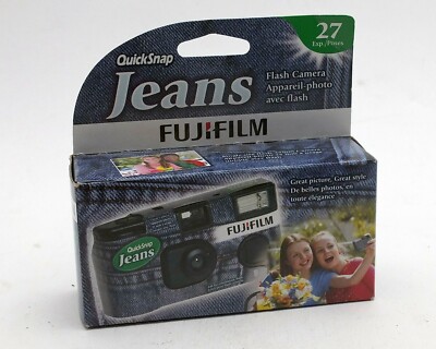 Fujifilm QuickSnap Jeans 27exp Film Camera Collectable NEW