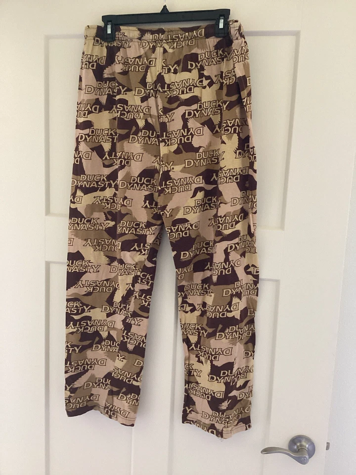 PANTALONES PIJAMA DINASTÍA PATO Algodón Camuflaje De Colección Adulto Grande 36-38 Foto 2 de 4