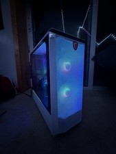 gaming pc desktop with Keyboard And Mouse