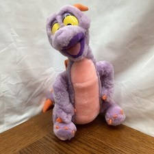 Vintage Walt Disney World Figment Plush Toy Purple 10" Dragon