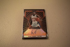 2018-19 Obsidian Khyri Thomas Orange Electric Etch Matrix Autograph Auto #/50