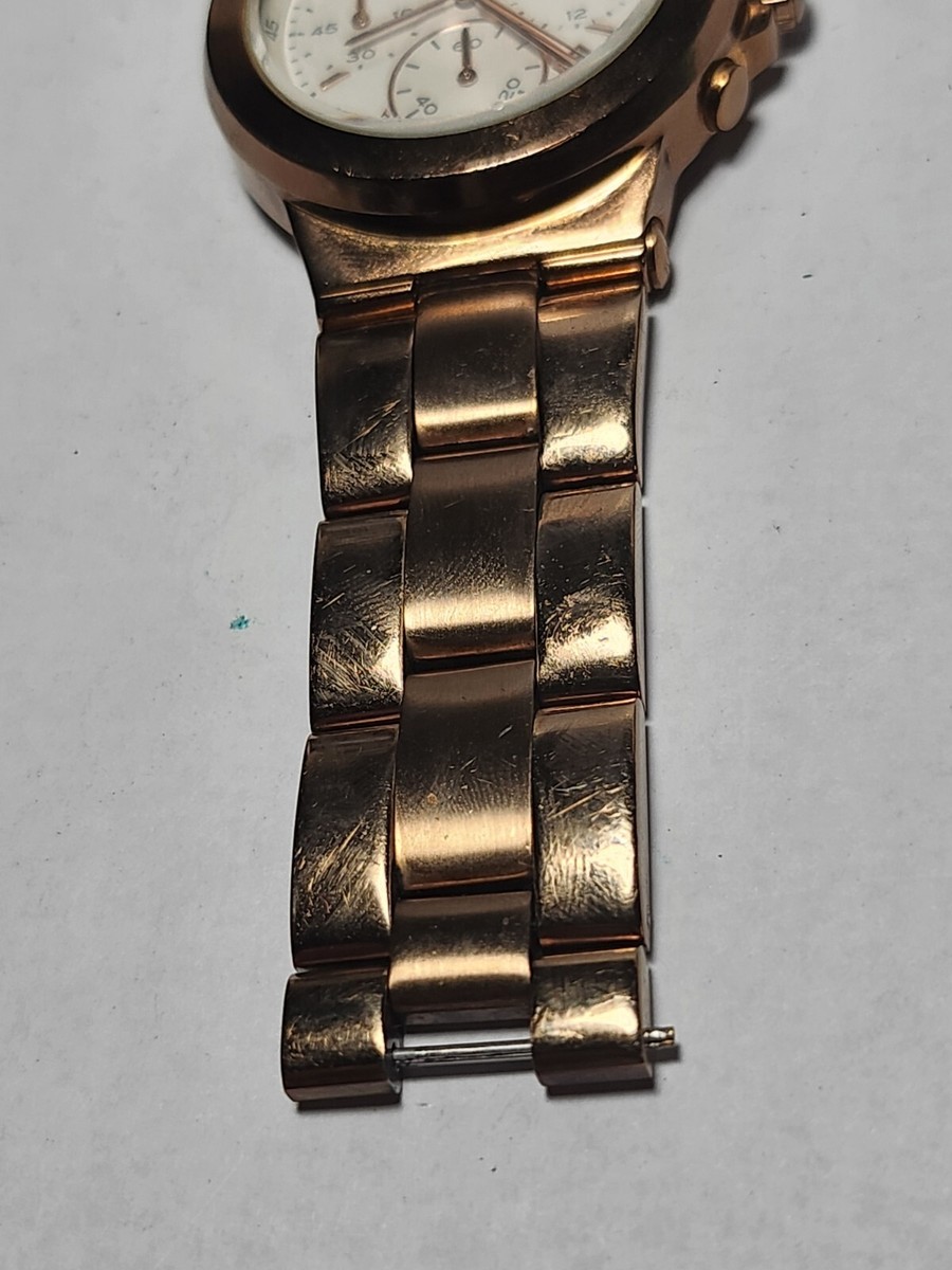 MICHAEL KORS Rose Gold-tone Runway Chronograph Ladies Watch  display picture 2