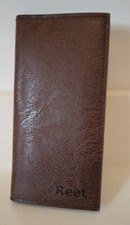Men's Reet brand Long Wallet brown new 