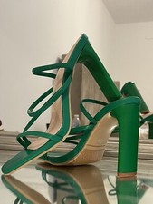 Thin Strap Chunky Heeled Slingback Sandals & Mini Minimalist Double Handle Bag