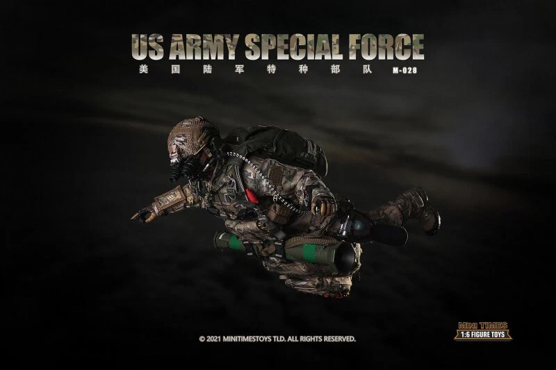 Mini Times Toys 1/6 M028 Ejército de Estados Unidos Fuerzas Especiales HALO para muñeca figura de acción de 12"" Foto 4 de 4