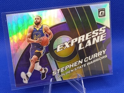 2021-22 Donruss Optic STEPHEN CURRY Express Lane Silver Prizm No. 4   
