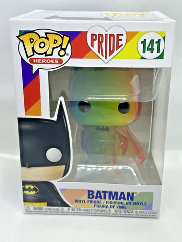 Funko Pop DC Heroes Pride BATMAN #141 Rainbow Colors Vinyl Figure DC Comics