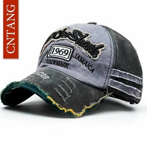 Vintage-Baseball-Cap-Casual-Washed-Cotton-Snapback-Embroidery-Caps