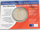 Prince William of Wales, June 21,2003 ,21st Birthday Commemorative Coin — photo 3