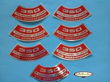 Chevy Chevrolet 350 Turbo Fire Air Cleaner Decal