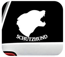 Schutzhund German Shepherd Dog Decal Sticker Car Truck SUV Van K9 Police B1106