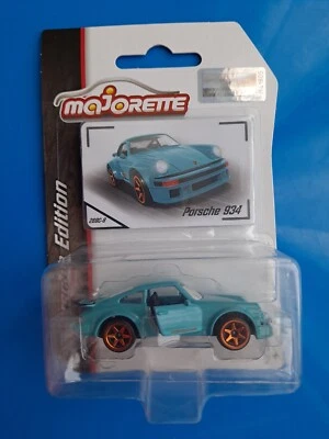 Porsche 934 🔥 Majorette Premium Edition Cars noir ouvrant toit turquoise eb2 - Photo 1/2