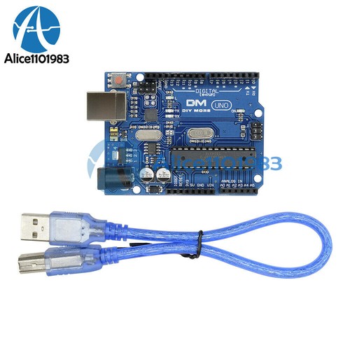 R3 ATmega328P ATMEGA16U2 Board For Compatible+USB Cable - Picture 3 of 8