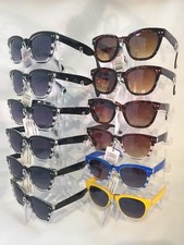  X8347 Vintage Unisex Sunglasses Wholesale 12 Pairs