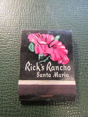 Matchbook - Rick's Rancho Santa Maria CA FULL