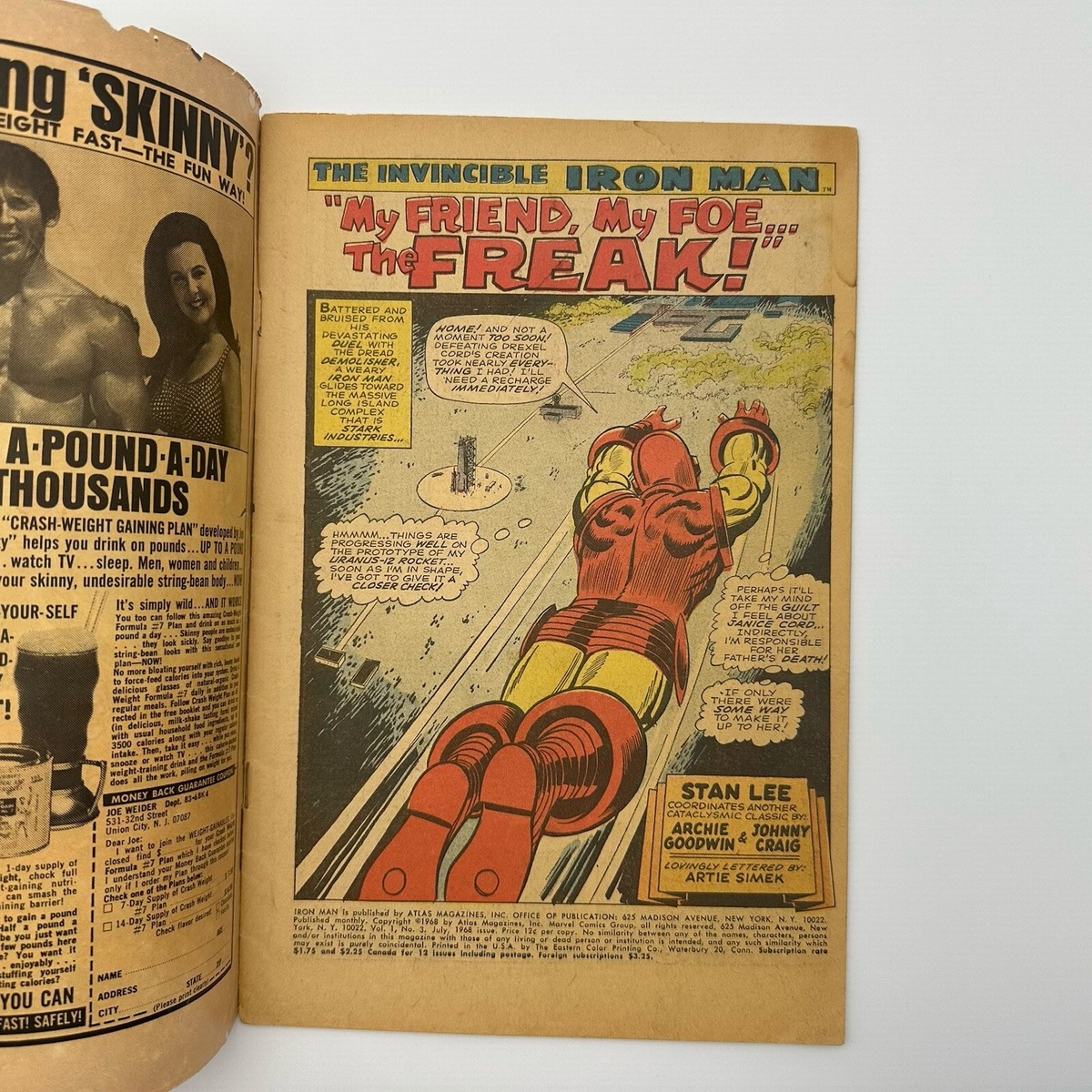 Iron Man #3 (Marvel Comics July 1968) | eBay