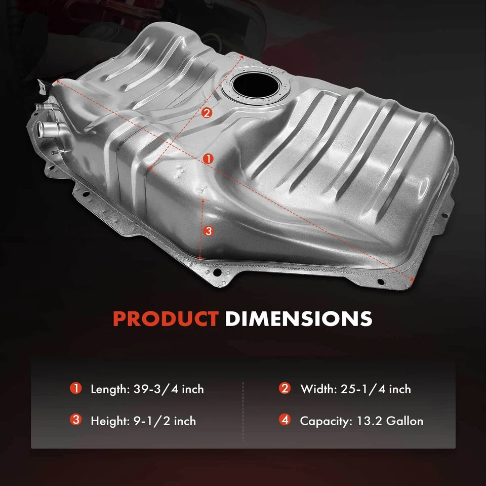 13.2 Gallons Fuel Gas Tank w/ O-Ring for Nissan Sentra 95-97 200SX 172020M000 - Image 4 of 4