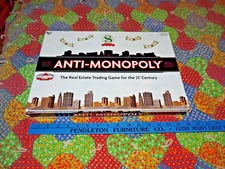 University Games , Anti-Monopoly game from 2009 - almost complete , need pawns