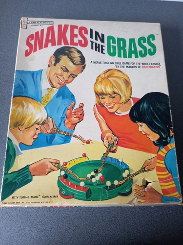 VINTAGE 1969 JEU DE SOCIÉTÉ "SNAKES IN THE GRASS" (KOHNER) PETER PAN PLAYTHINGS - Picture 8 of 17