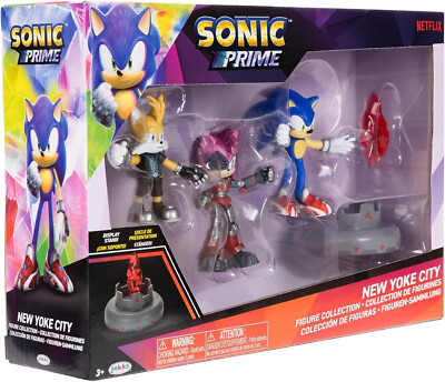 Sonic The Hedgehog Prime New Yoke City Pack (Jakks, 2023) Brand New/Sealed