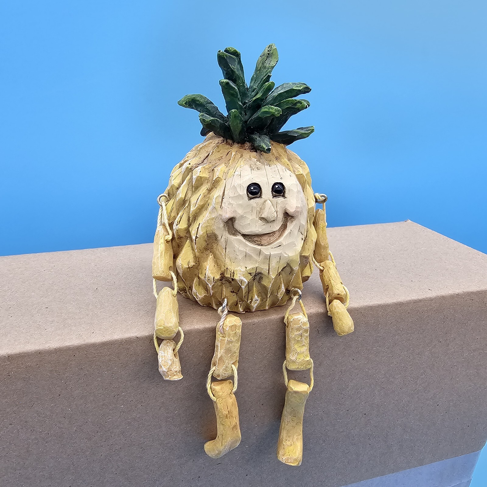 Vintage Anthropomorphic Vegetable & Fruit Shelf Sitters Set of 7 eBay