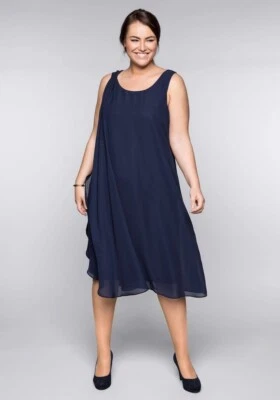 sheego Damen Kleid Gr. 50 Cocktailkleid Damenkleid Abendkleid Partykleid Freizei - Bild 1 von 4
