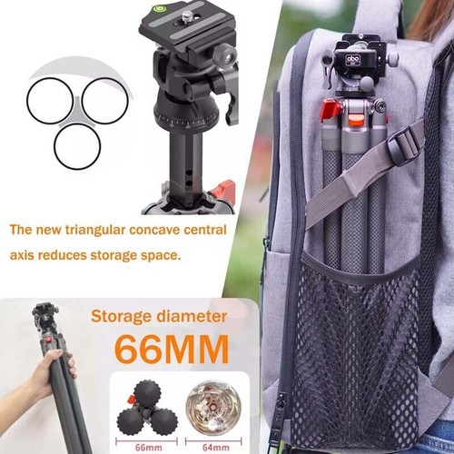 Fujing Light Portable Travel Outdoor Tripod/Monopod f Camera Phone Grey - Picture 4 of 14