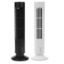 Mini Tower Fan Air Conditioner USB Vertical Bladeless Desk Cooling Tower Fan