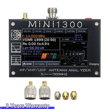 Mini1300 HF/VHF/UHF Antenna Analyzer 0.1-1300MHz 4.3" TFT LCD Touch Screen Shell