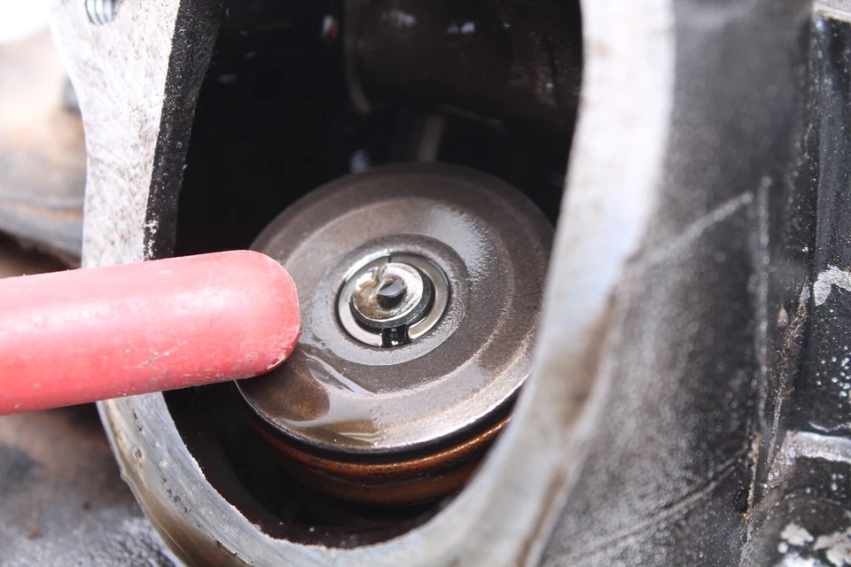 Yamaha Moto 4 YFM350 1992 Big Bear 350 92 culata árbol de levas 1YW-11101-01-00 Foto 3 de 4