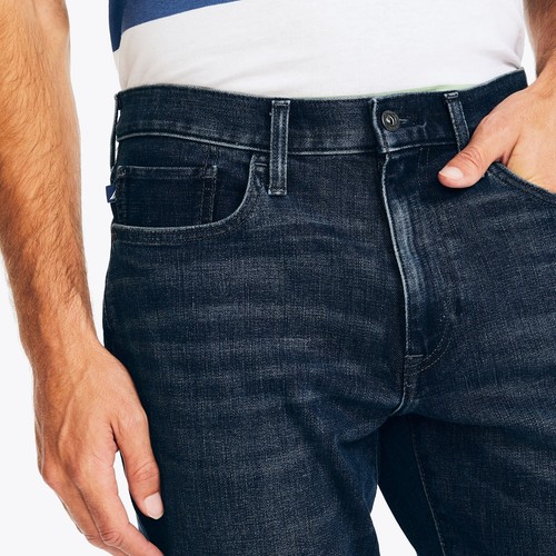 Neu mit Etikett Nautica Vintage gerade Passform Stretch Denim Herrenjeans 5 Farben alle Größen - Bild 21 von 75