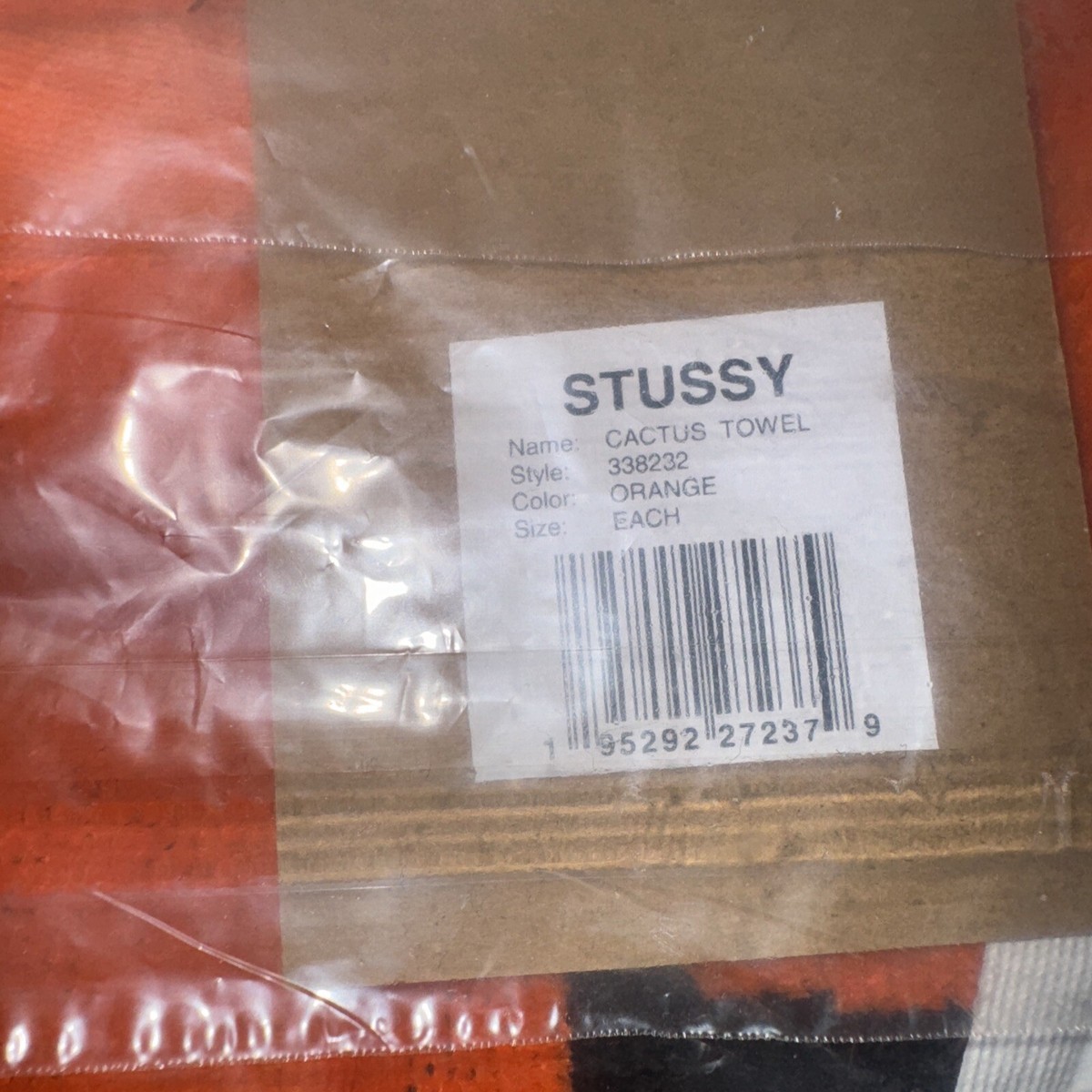 Cactus Plant Flea Market x Stussy - CPFM Orange Logo Beach