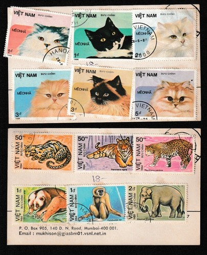 Vietnam collection of thematic stamps - Animals, butterflies etc. (58) - Picture 9 of 10