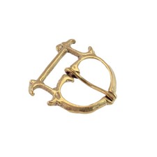 Fibbia per cintura medievale 1350 - da 1500 a 20 mm fibbia ottone rievocazione