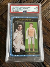 2021 Topps Star Wars Masterwork Princess Leia Out Of The Box Canvas #5/25 PSA 9