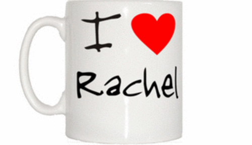 I Love Heart Rachel Mug - Picture 1 of 1