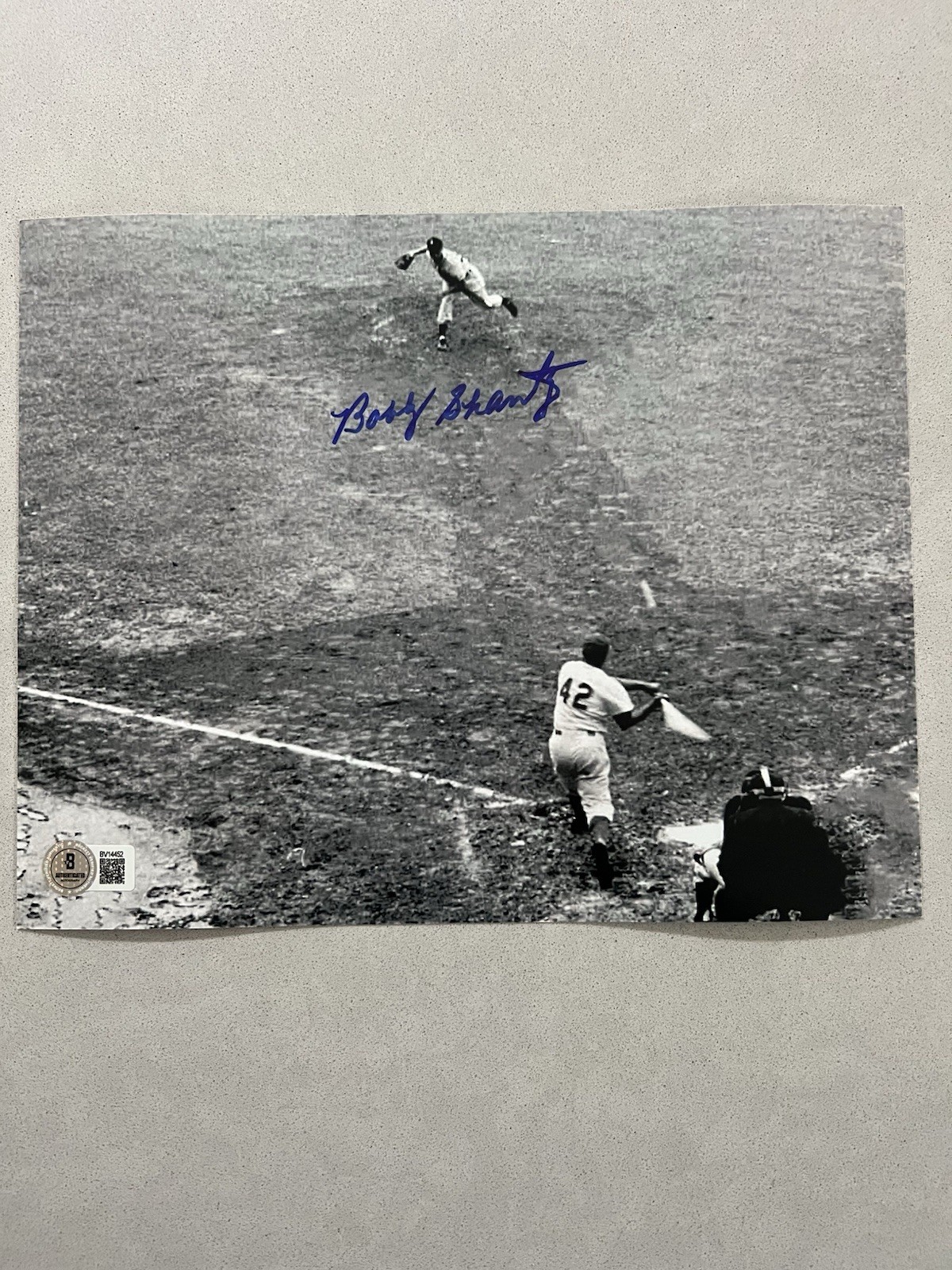 Bobby Shantz Autographed Signed New York Yankees 8x10 photo Beckett BAS COA MLB Jackie Robinson 