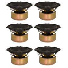 6 Goldwood Sound GW-205/8S Shielded 5.25" Woofers 130 Watts each 8ohm Speakers