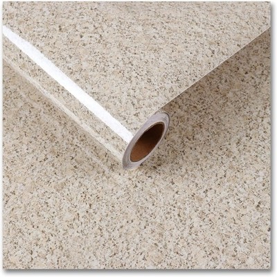 CRE8TIVE Light Brown Granite Contact Paper for Countertops Waterproof Granite...